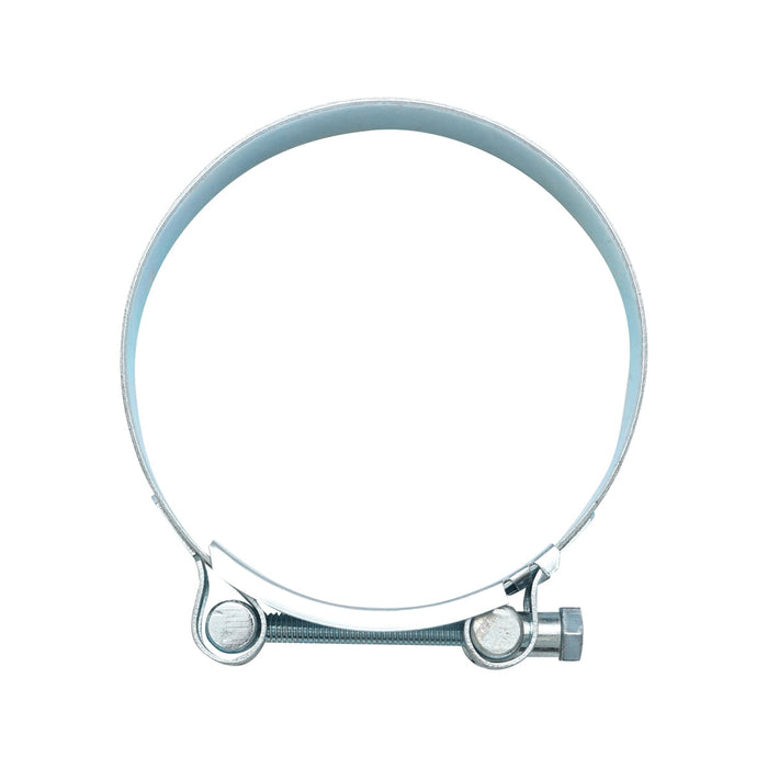 Morsetto di forza, morsetto in metallo zincato con vite W1 per tubi flessibili da 113-121 mm Breckner Germany