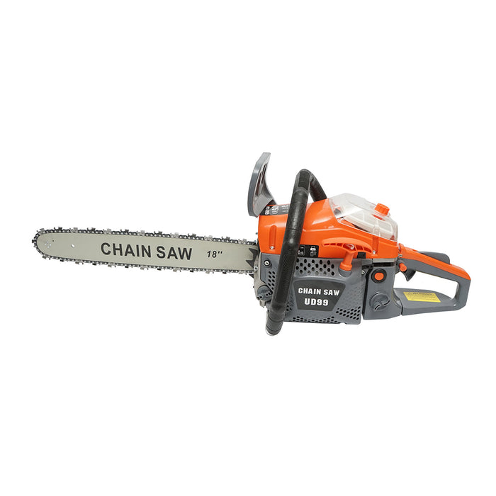 Motosega, motosega a 2 tempi 2,8 CV, 52 cc con lama da 18 pollici (45 cm), accessori inclusi