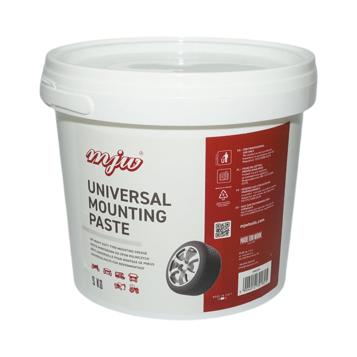 Pasta bianca per montaggio pneumatici 5 kg