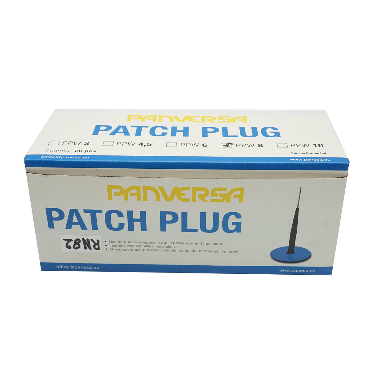 Patch vulcanizzanti universali a forma di fungo da 8 mm, 20 pezzi/set PPW-8 Panversa