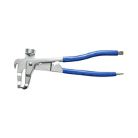 Pinza a contrappeso per equilibratura e vulcanizzazione ruote