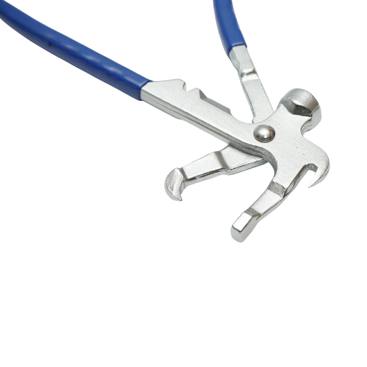 Pinza a contrappeso per equilibratura e vulcanizzazione ruote