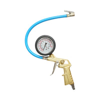 Pistola professionale per gonfiaggio pneumatici con tubo da 330 mm e manometro meccanico 0-16 bar Breckner Germany