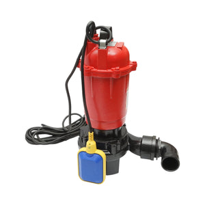 POMPA SOMMERSA PER ACQUE SPORCHE DRENAGGIO CON GALLEGGIANTE E TRITURATORE 2600W, 220V, H12m, 333 L/min, Breckner Germany
