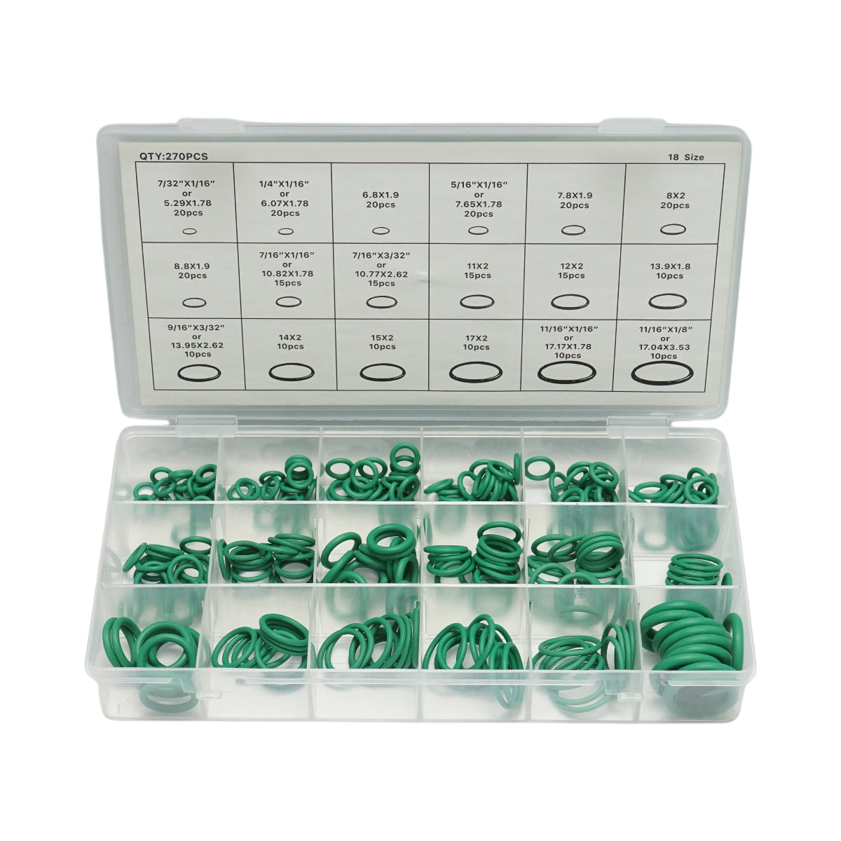 Set di 270 anelli, guarnizioni per impianto di climatizzazione Breckner Germany