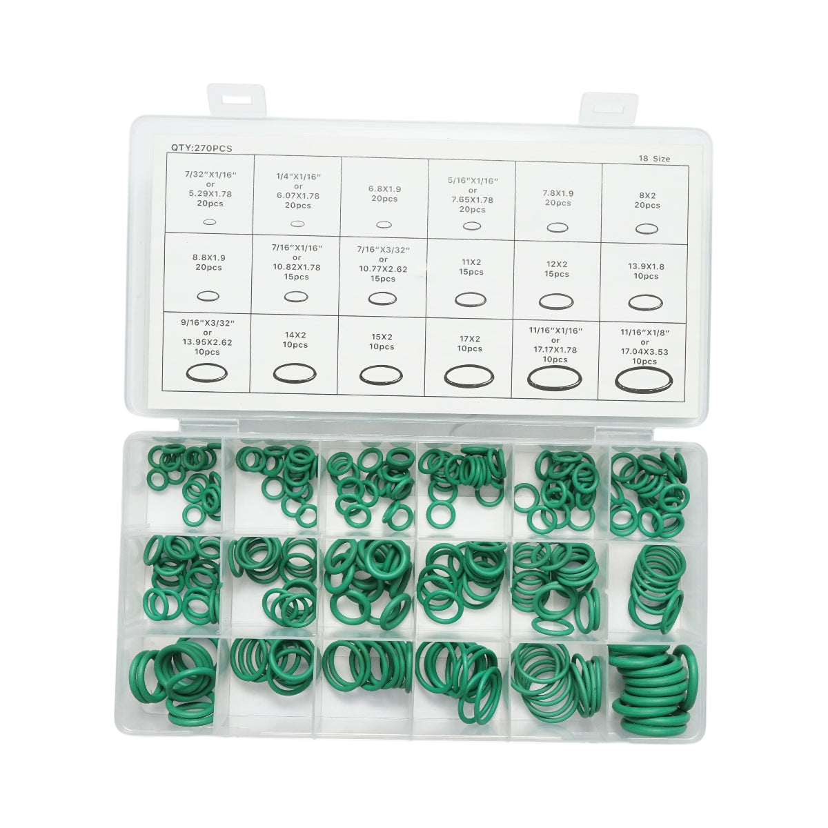 Set di 270 anelli, guarnizioni per impianto di climatizzazione Breckner Germany