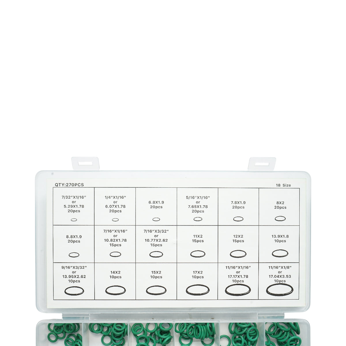 Set di 270 anelli, guarnizioni per impianto di climatizzazione Breckner Germany