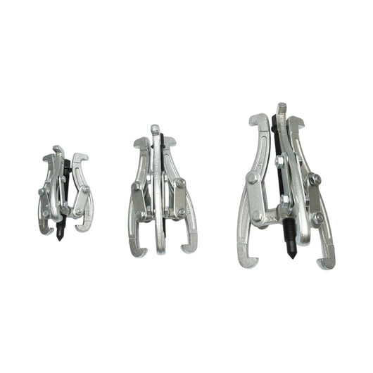 Set di 3 estrattori per cuscinetti a 3 bracci da 100 mm, 150 mm, 200 mm