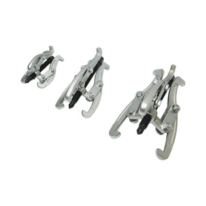 Set di 3 estrattori per cuscinetti a 3 bracci da 100 mm, 150 mm, 200 mm
