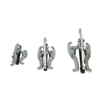 Set di 3 estrattori per cuscinetti a 3 bracci da 100 mm, 150 mm, 200 mm