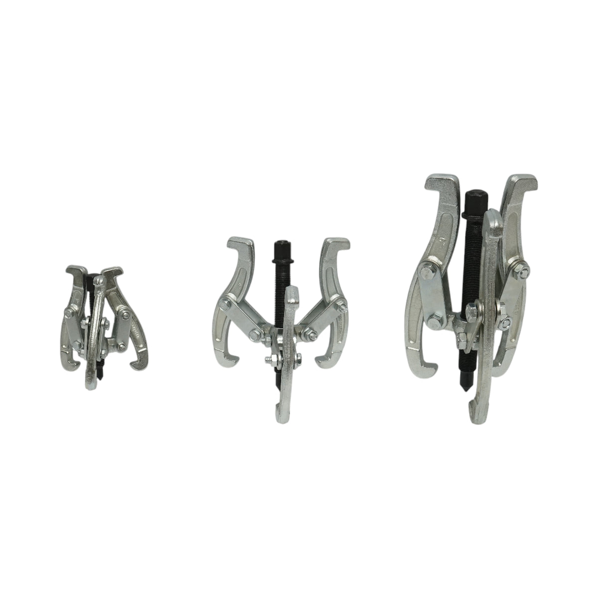 Set di 3 estrattori per cuscinetti a 3 bracci da 75 mm, 100 mm, 150 mm
