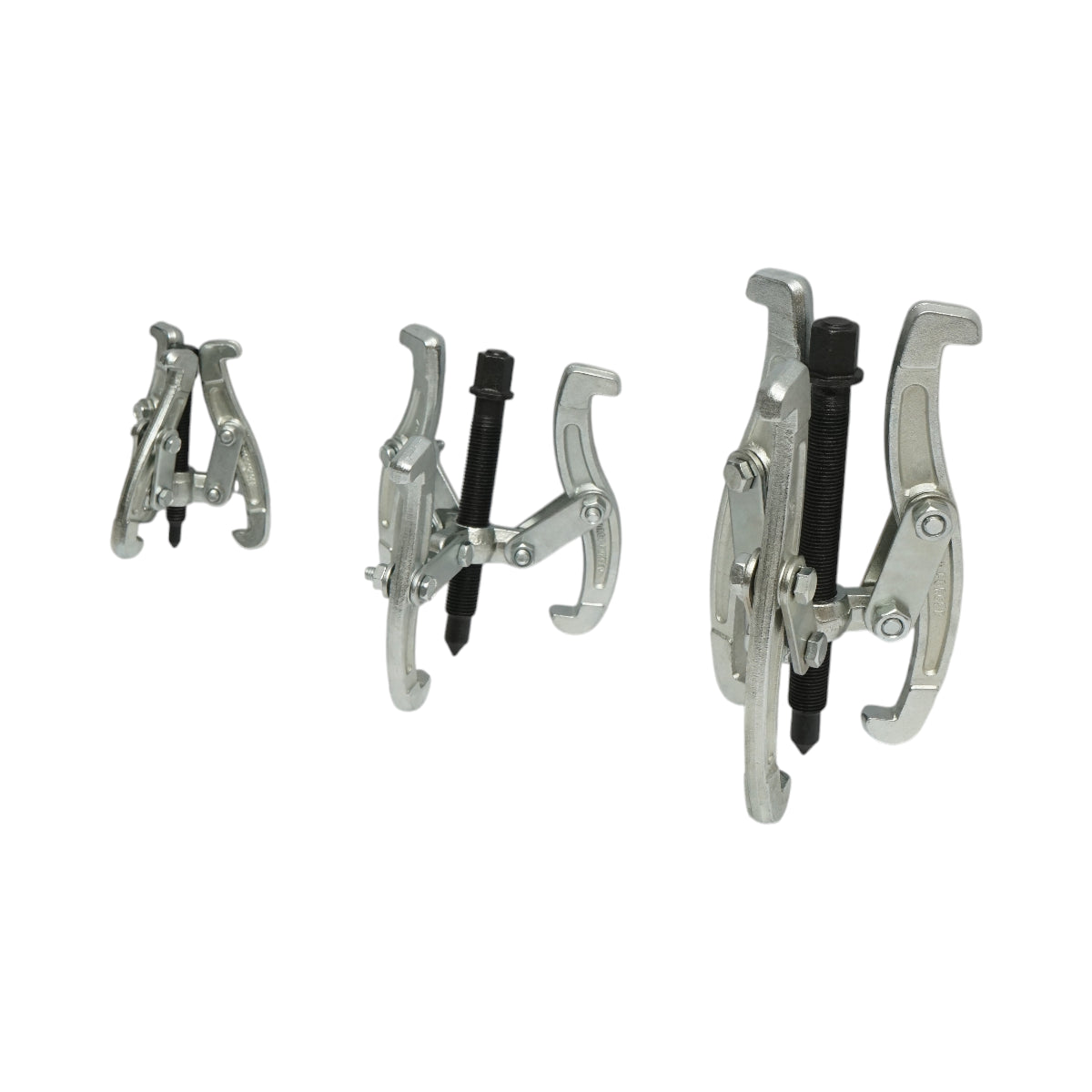 Set di 3 estrattori per cuscinetti a 3 bracci da 75 mm, 100 mm, 150 mm