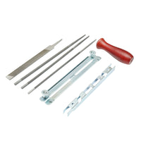 Set di 6 utensili per affilare le catene delle motoseghe con passo da 3/8