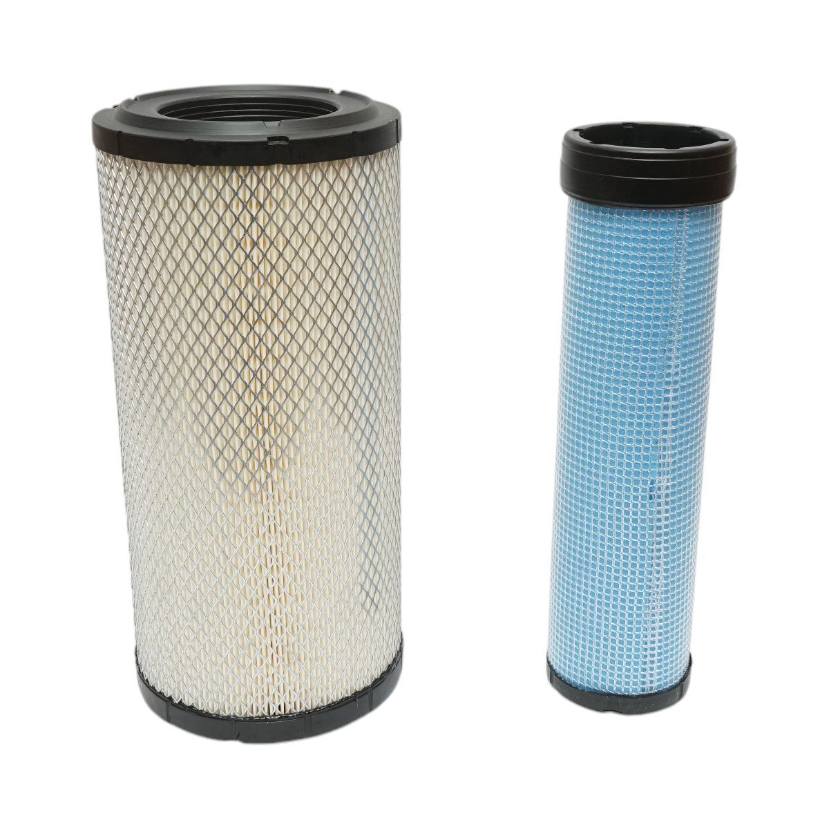 Set filtro aria interno ed esterno Bobcat, Case, Caterpillar, Deutz, Fiat, John Deere codice OEM C17337/2, CF990/2, KA160089