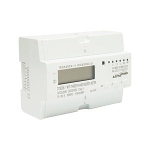 Smart Meter trifase 380V, 80A, DTS238-7 WIFI compatibile con Tuya, Smart Life, contatore intelligente di energia e potenza elettrica
