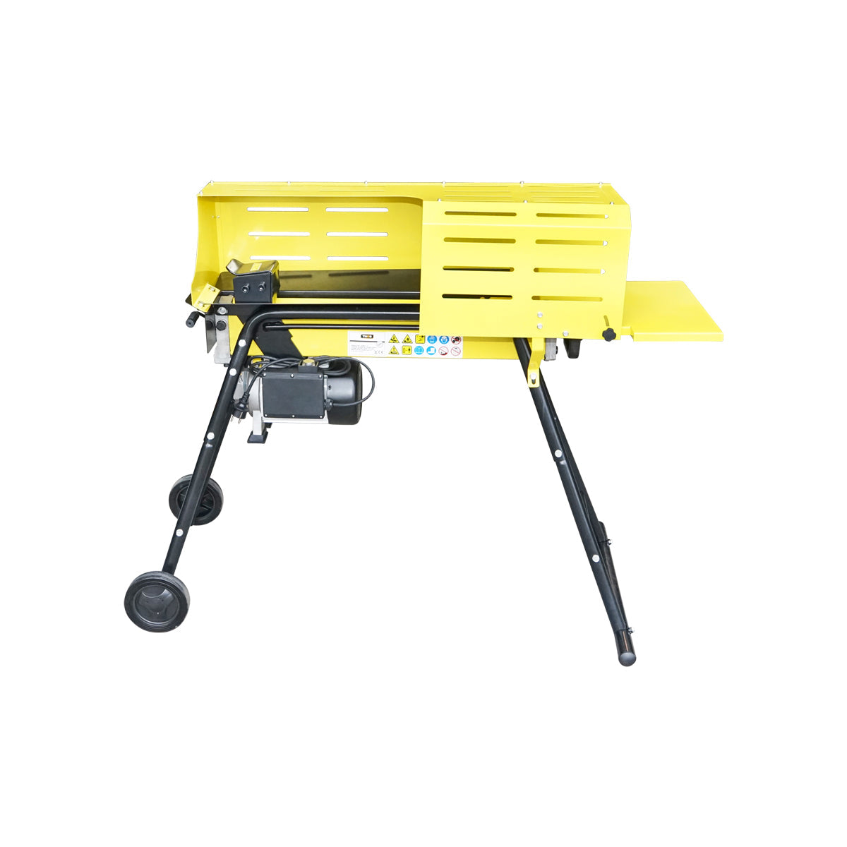 Spaccalegna orizzontale 5T 230V 2kW con supporto in altezza e protezione Thor