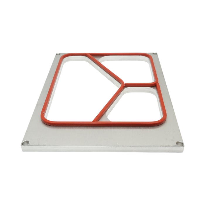 Stampo 270x200 mm per macchina Termosigillatrice vaschette con 3 scomparti e dimensione 225x175 mm