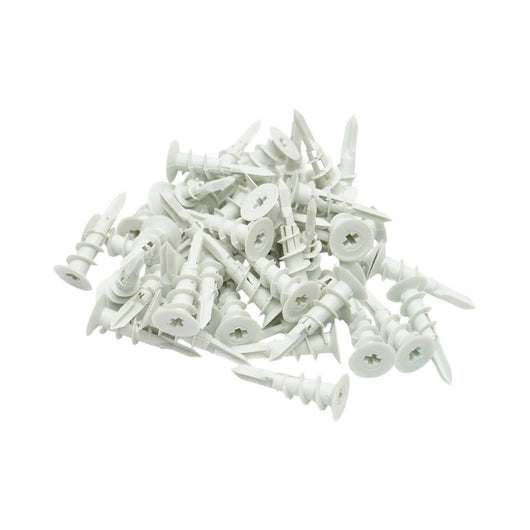 Tassello autoforante in plastica per cartongesso 14x32mm tipo chiocciola 200 pz/scatola