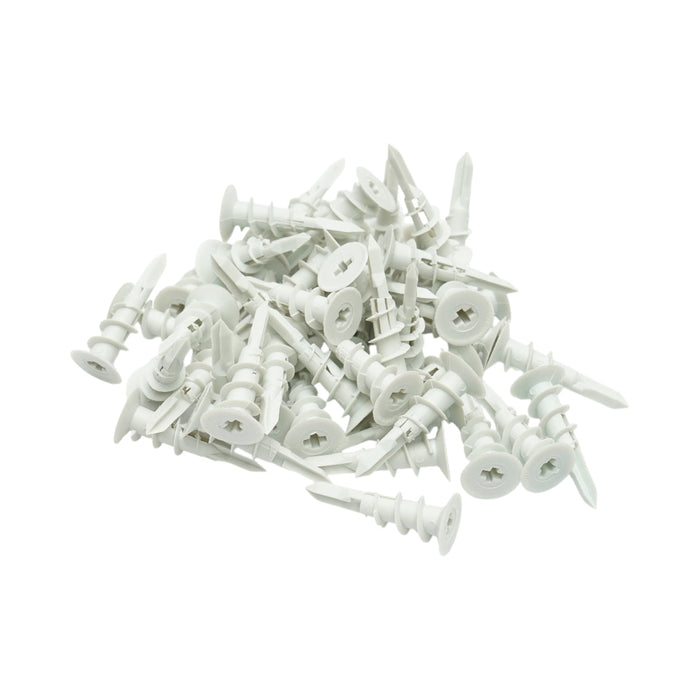 Tassello autoforante in plastica per cartongesso 14x32mm tipo chiocciola 200 pz/scatola