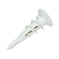 Tassello autoforante in plastica per cartongesso 14x32mm tipo chiocciola 200 pz/scatola