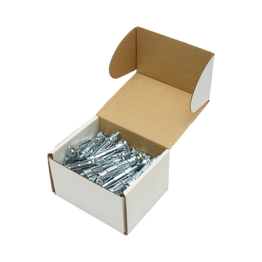 Tassello metallico per cartongesso tipo Molly 6x52mm in acciaio zincato, testa a croce 50 pz/scatola