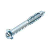 Tassello metallico per cartongesso tipo Molly 6x80mm in acciaio zincato, testa a croce 50 pz/scatola