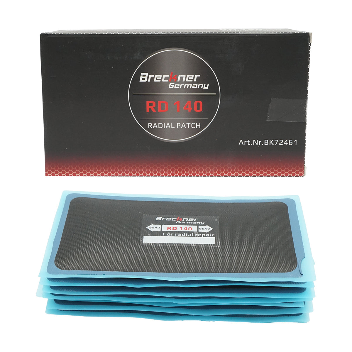 Toppa per pneumatici radiali 100x190mm 10 pezzi/set Breckner Germany