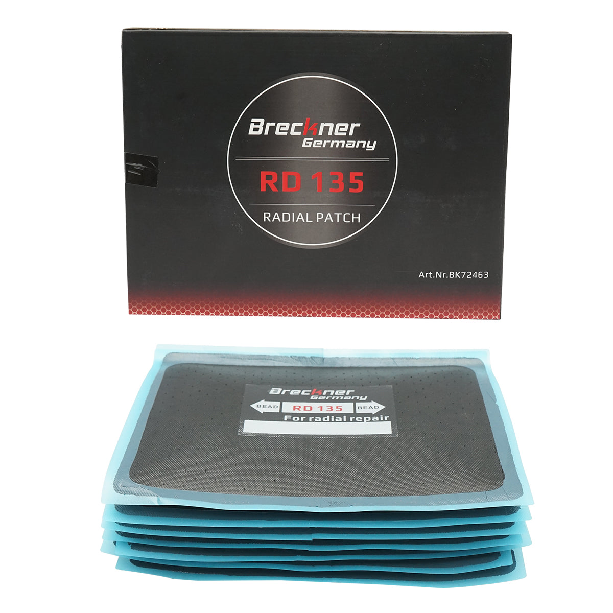 Toppa per pneumatici radiali 115x200mm 10 pezzi/set Breckner Germany
