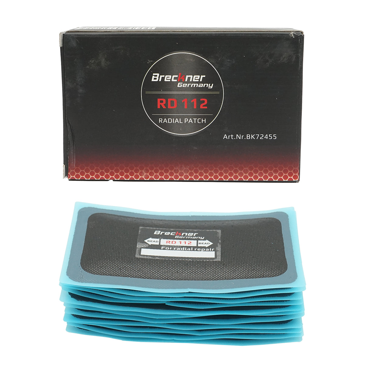 Toppa per pneumatici radiali 60x110mm 10 pezzi/set Breckner Germany