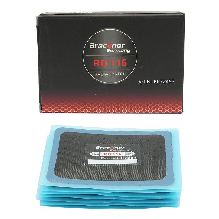 Toppa per pneumatici radiali 75x110mm 10 pezzi/set Breckner Germany