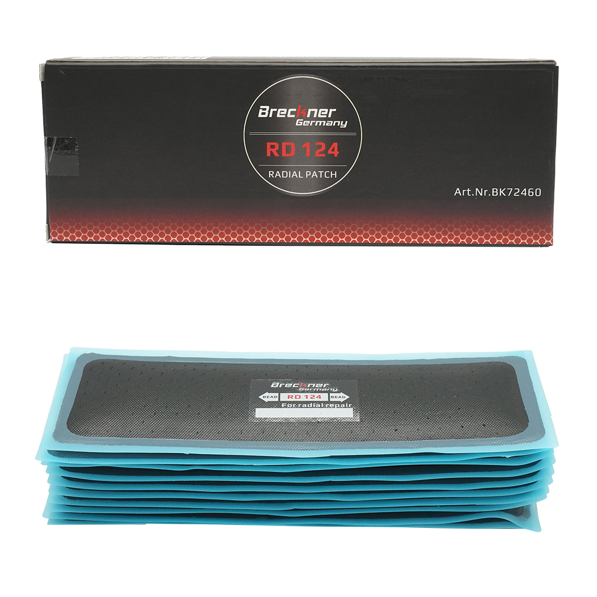 Toppa per pneumatici radiali 75x220mm 10 pezzi/set Breckner Germany