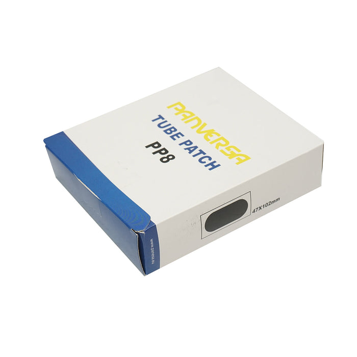 Toppe di vulcanizzazione ovali 47x102mm PP8 per camere d'aria 25 pz/set Panversa