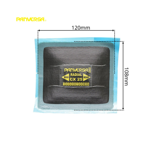 Toppe di vulcanizzazione radiali 108x120mm per pneumatici 10 pz/scatola CX-25 Panversa