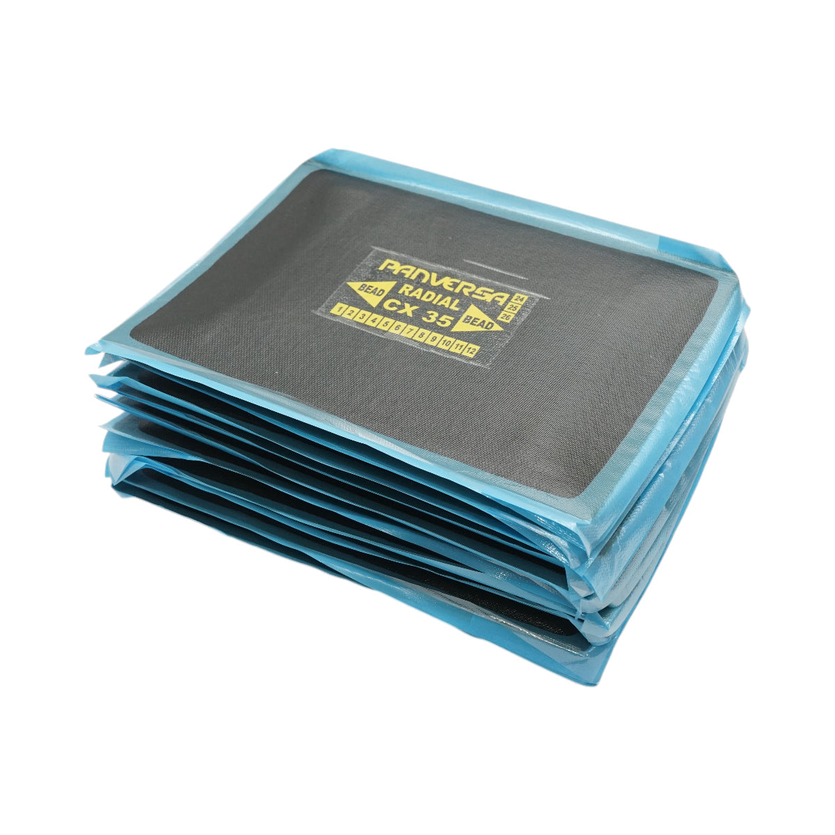 Toppe di vulcanizzazione radiali 143x208mm per pneumatici 10 pz/scatola CX-35 Panversa