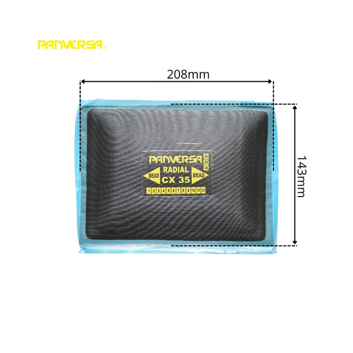 Toppe di vulcanizzazione radiali 143x208mm per pneumatici 10 pz/scatola CX-35 Panversa