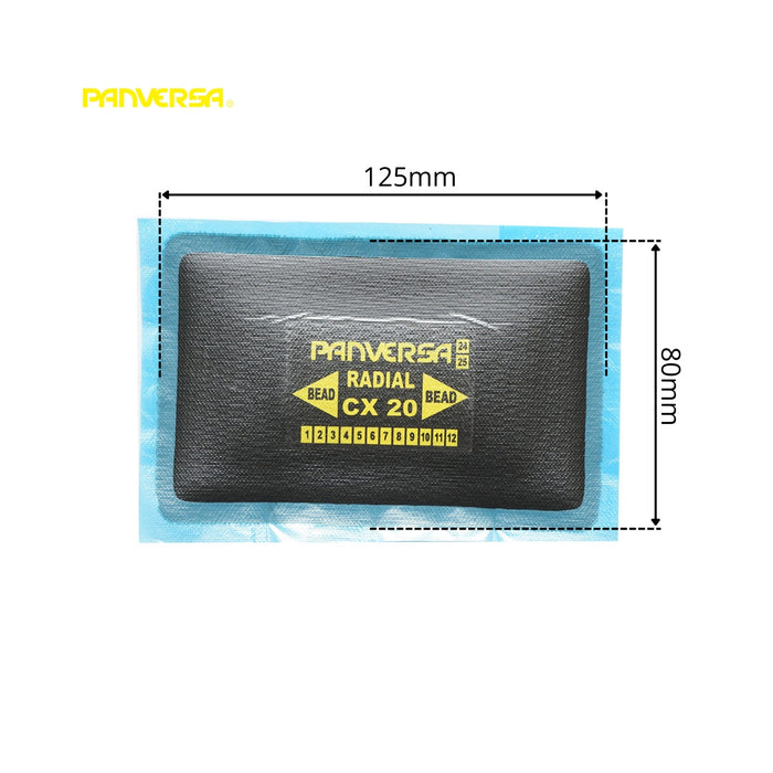 Toppe di vulcanizzazione radiali 80x125mm per pneumatici 10 pz/scatola CX-20 Panversa