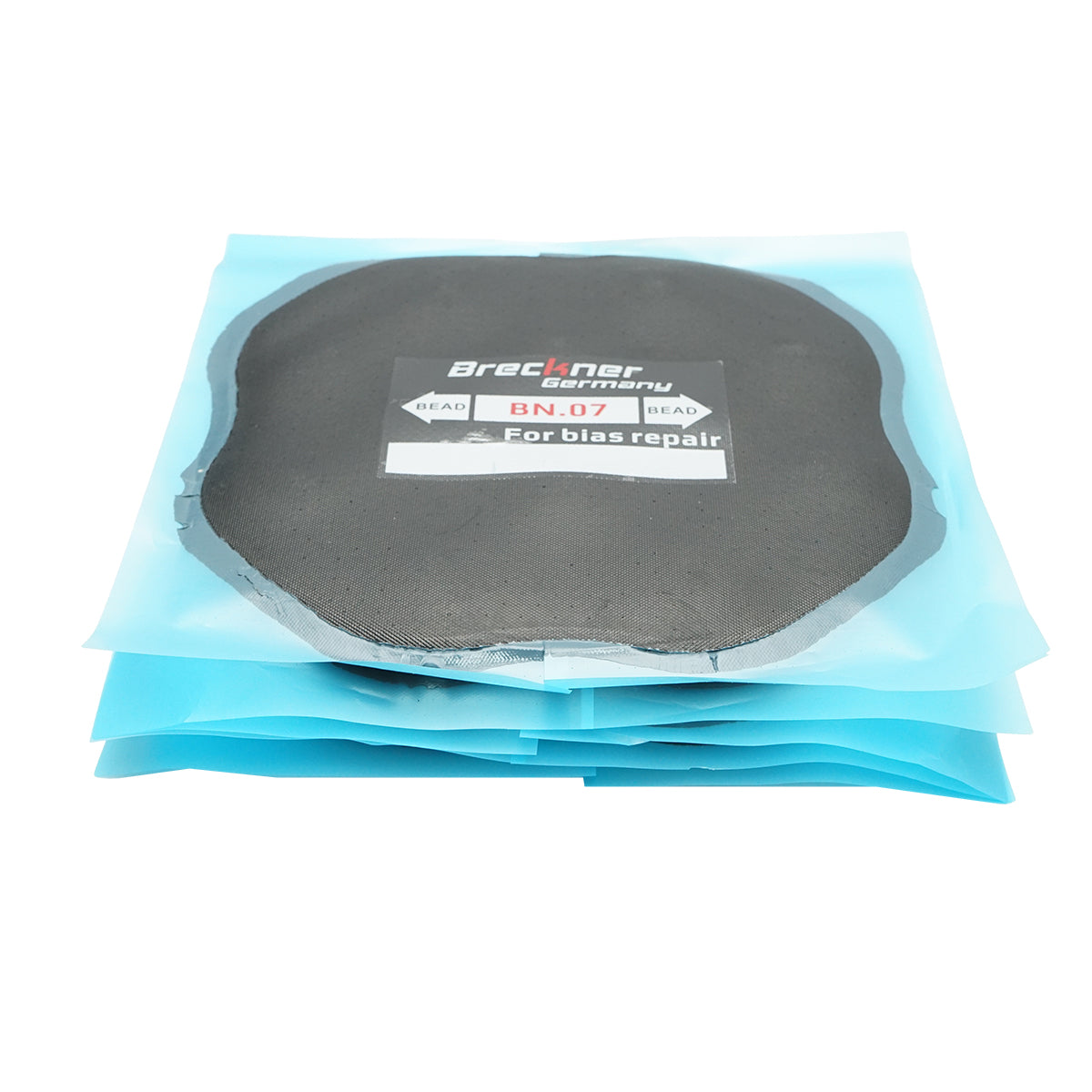 Toppe per riparazione pneumatici diagonali 295x295mm 10 pezzi/set Breckner Germany