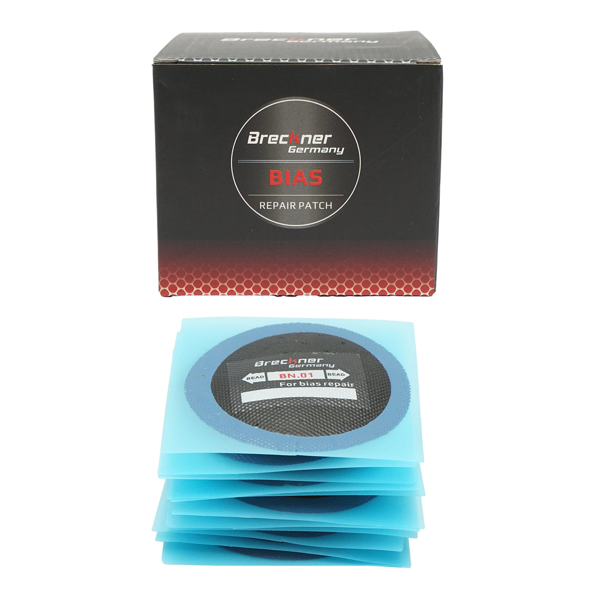 Toppe per riparazione pneumatici diagonali 60 mm 30 pezzi/set Breckner Germany