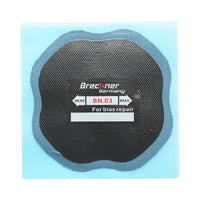 Toppe per riparazione pneumatici diagonali 95x95mm 10 pezzi/set Breckner Germany