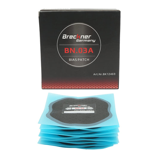 Toppe per vulcanizzazione pneumatici diagonali 115x115mm 10 pezzi/setBreckner Germany