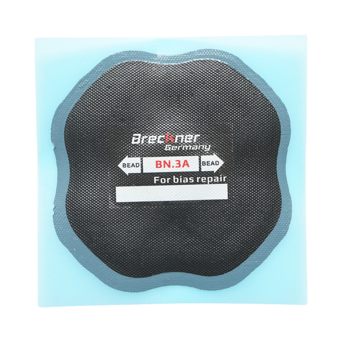 Toppe per vulcanizzazione pneumatici diagonali 115x115mm 10 pezzi/setBreckner Germany