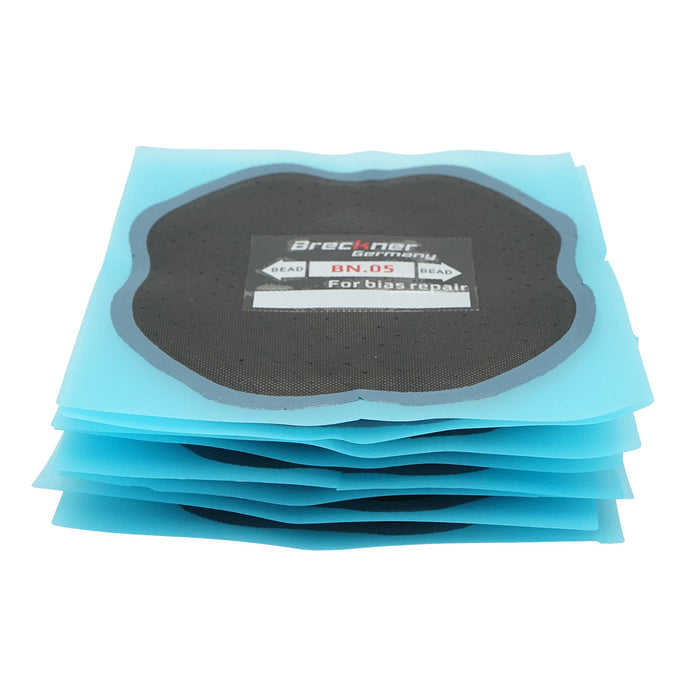 Toppe per vulcanizzazione pneumatici diagonali 170x170mm 10 pezzi/set Breckner Germany