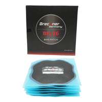 Toppe per vulcanizzazione pneumatici diagonali 220x220mm 10 pezzi/set Breckner Germany