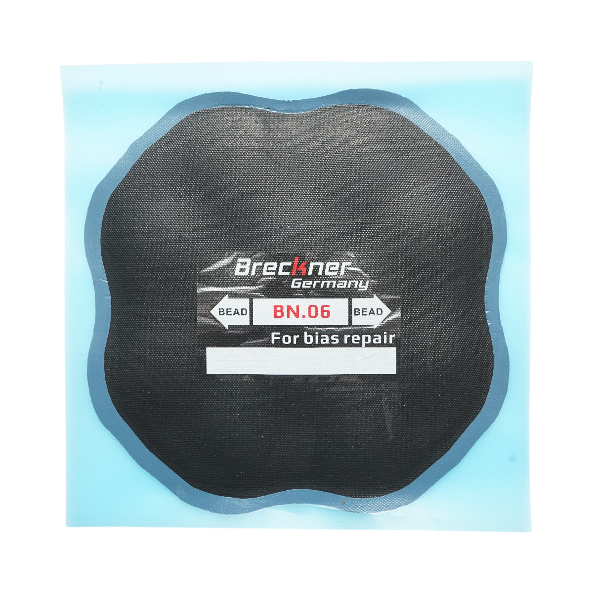 Toppe per vulcanizzazione pneumatici diagonali 220x220mm 10 pezzi/set Breckner Germany