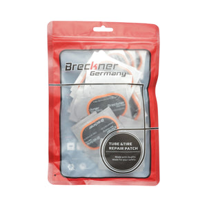 Toppe vulcanizzanti ovali 40x60mm universali per camere d'aria 40 pz/set Breckner Germany