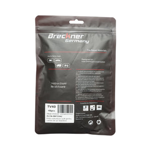 Toppe vulcanizzanti ovali 40x60mm universali per camere d'aria 40 pz/set Breckner Germany