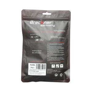 Toppe vulcanizzanti ovali 45x80mm universali per camere d'aria 30 pz/set Breckner Germany