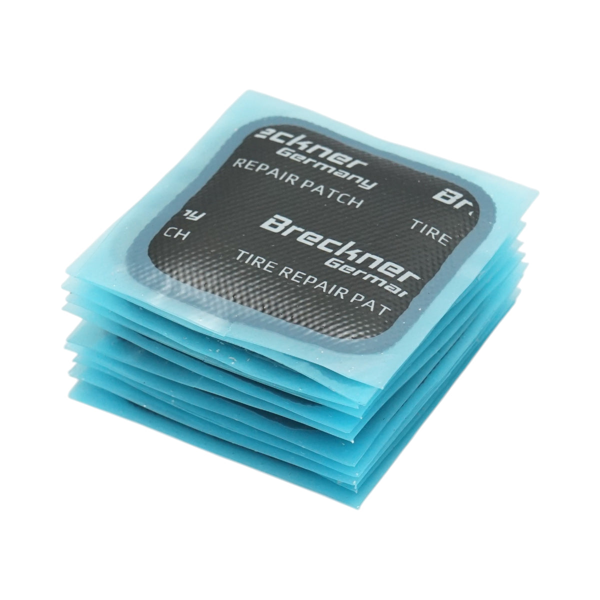 Toppe vulcanizzanti quadrate 40x40mm universali per camere d'aria 70 pz/set Breckner Germany