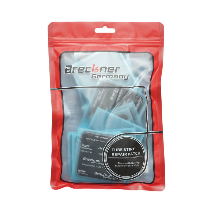 Toppe vulcanizzanti quadrate 70x70mm universali per camere d'aria 25 pz/set Breckner Germany