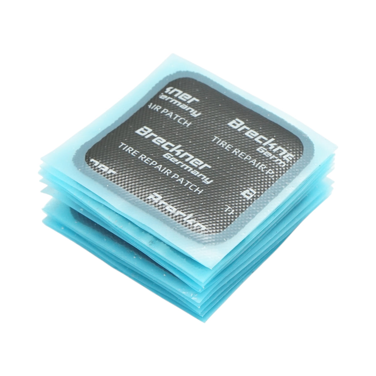 Toppe vulcanizzanti quadrate universali 50x50mm per camere d'aria 50 pz/set Breckner Germany